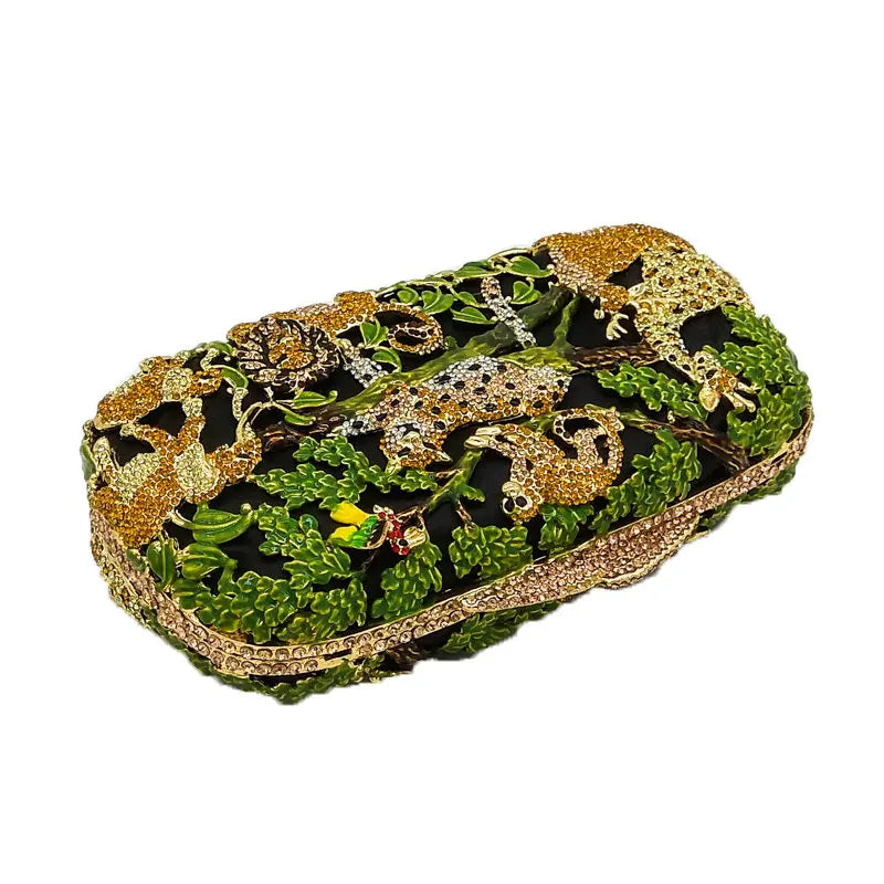 Jungle Rhinestone Handbag