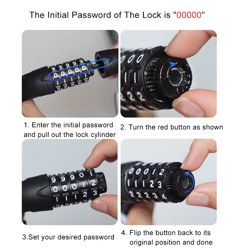 Anti-Theft 5-Digit Chain Lock