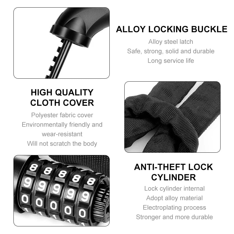 Anti-Theft 5-Digit Chain Lock