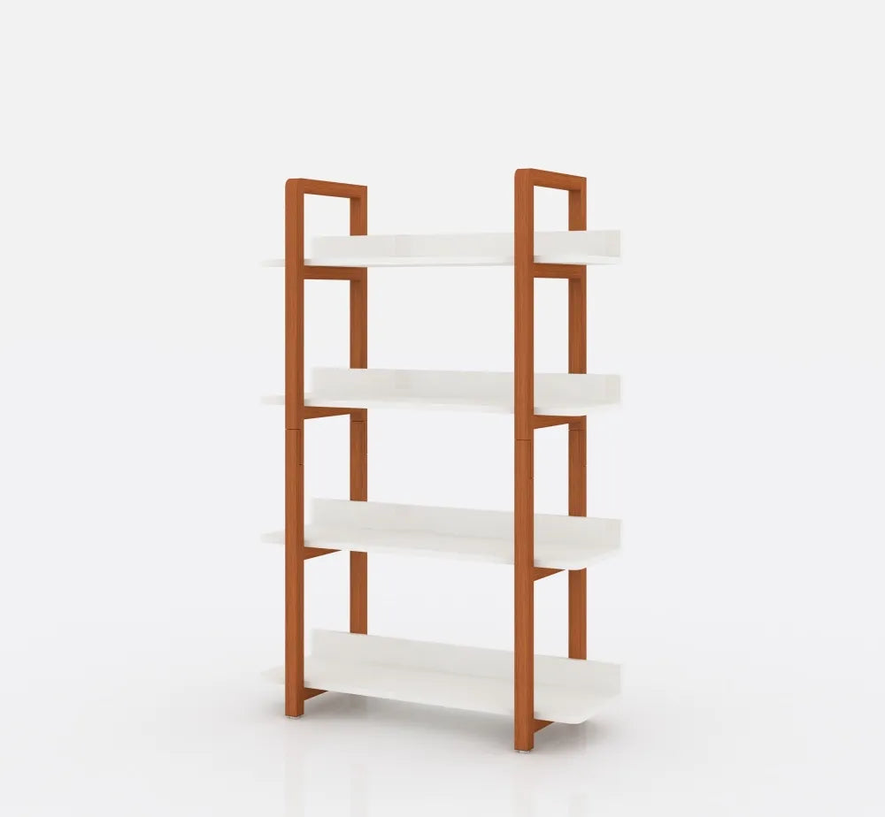 Solid wood bookshelf