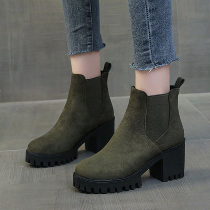 Suede Ankle Boots