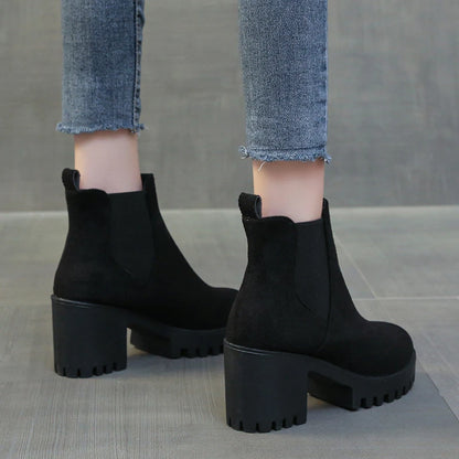 Suede Ankle Boots