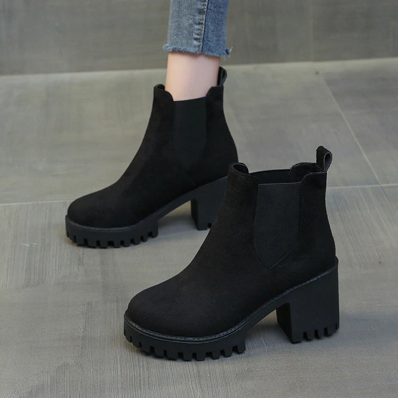 Suede Ankle Boots