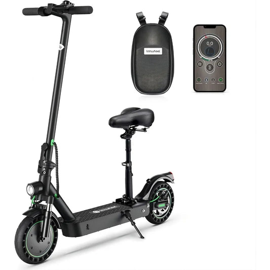 Electric Scooter 18-31 Miles Range, Electric Scooter Adults for Commute Dual Braking System E Scooter for Adult/Youth