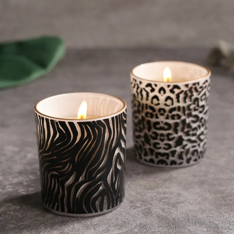 Leopard Print Aromatherapy Candle