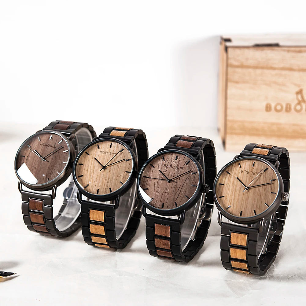 Classic Wooden Chronograph Watch