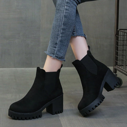 Suede Ankle Boots