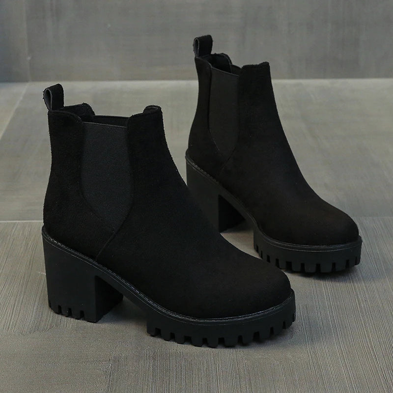 Suede Ankle Boots