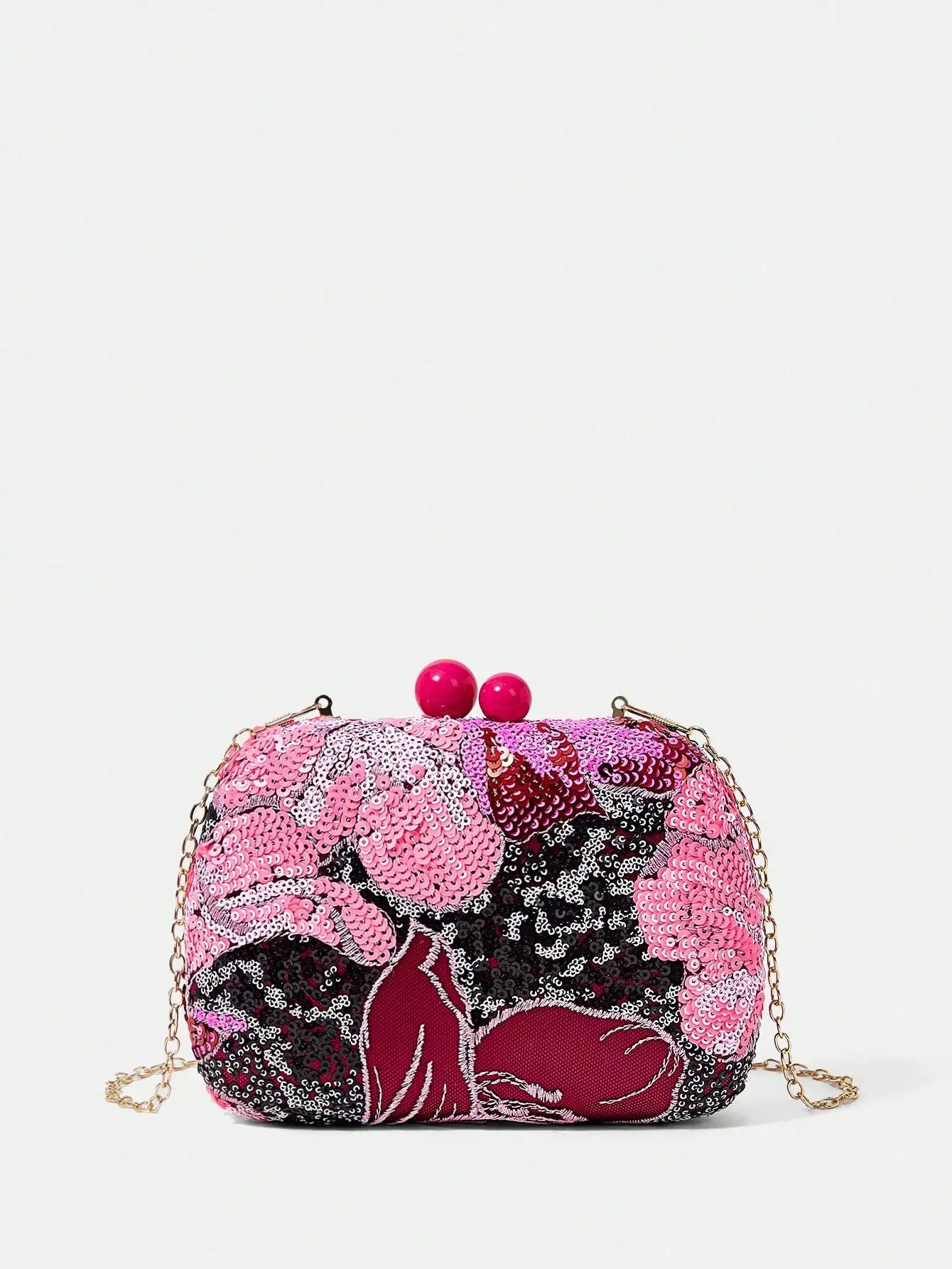 Pearl Embellished Party Clutch