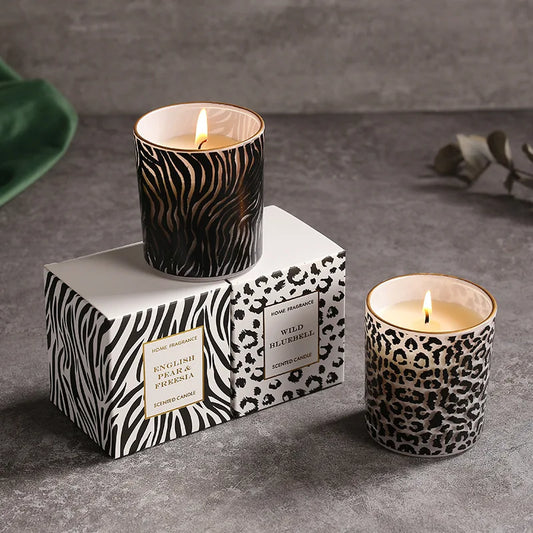 Leopard Print Aromatherapy Candle