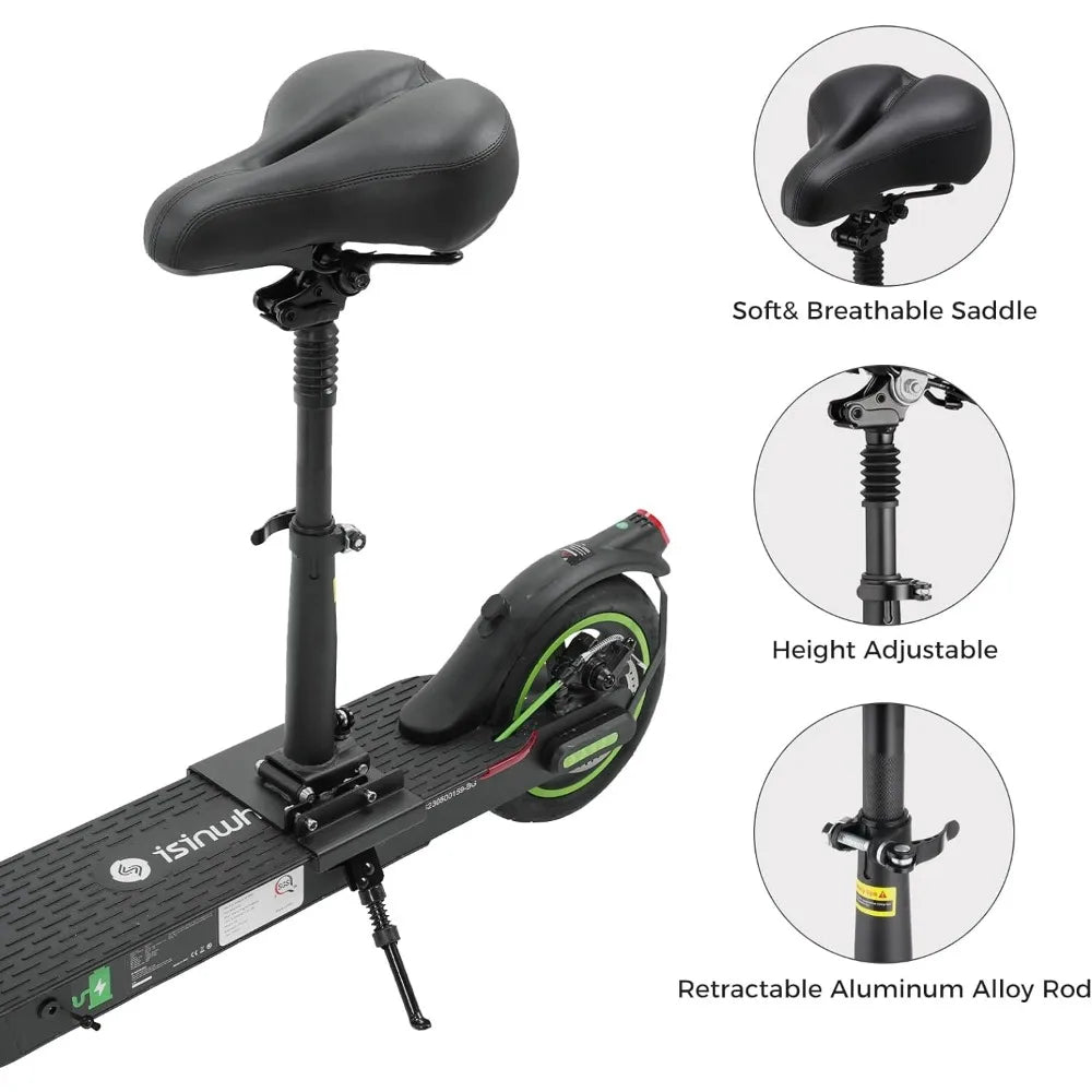 Electric Scooter 18-31 Miles Range, Electric Scooter Adults for Commute Dual Braking System E Scooter for Adult/Youth