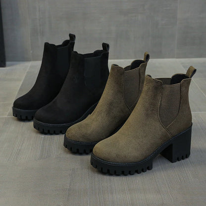 Suede Ankle Boots