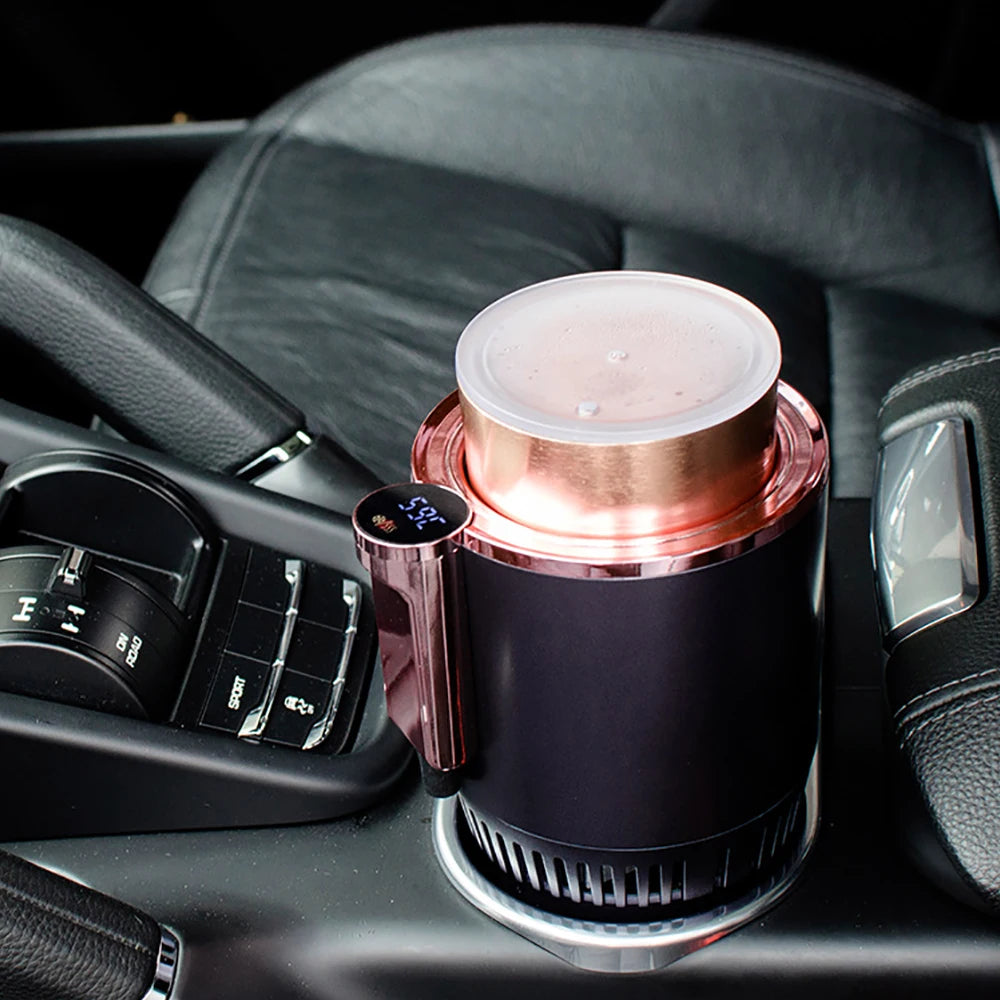 2-in-1 Car Hot & Cold Cup with Intelligent Digital Display